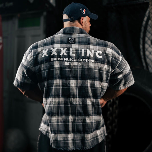 "XXXL INC" Oversized Muscle Shirt -Flannel Grey