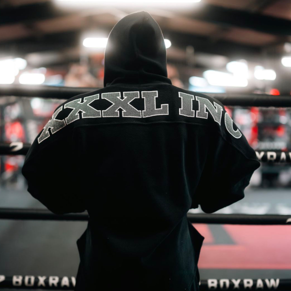 Signature series "XXXL INC" Polar Hoodie - Black