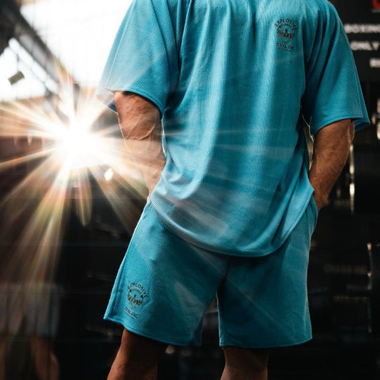 "Profile" Thermal Shorts -Azure Blue