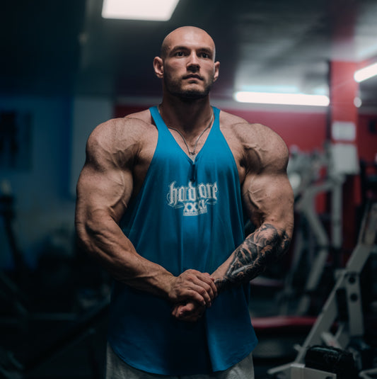 "Gothic Hardcore" Classic Muscle Vest - Royal Blue