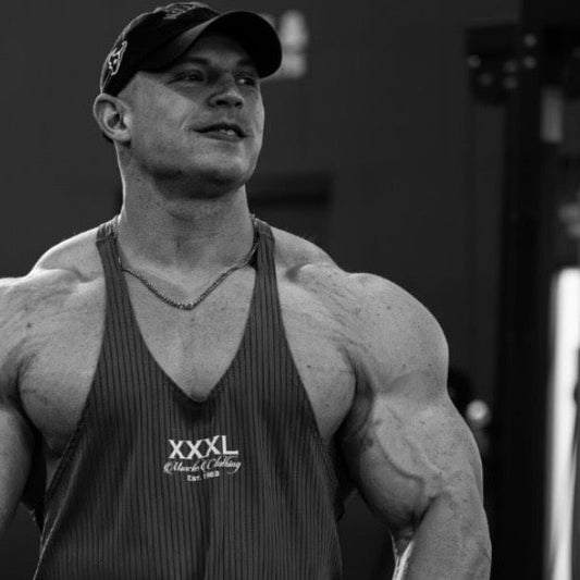 OG stringer Vest - Ribbed Graphite Grey