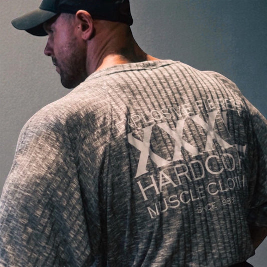 "Classic XXXL Logo" Old School Jumbo Rib Ragtop - Cinder Grey