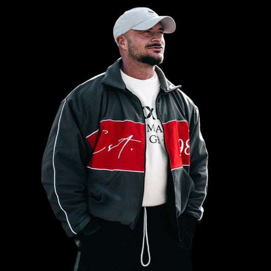 Series 3 - Bomber Jacket - Grey/Red