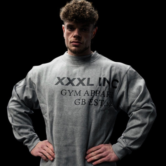 "Off Set XXXL logo" Knitted Sweat- Steele Grey