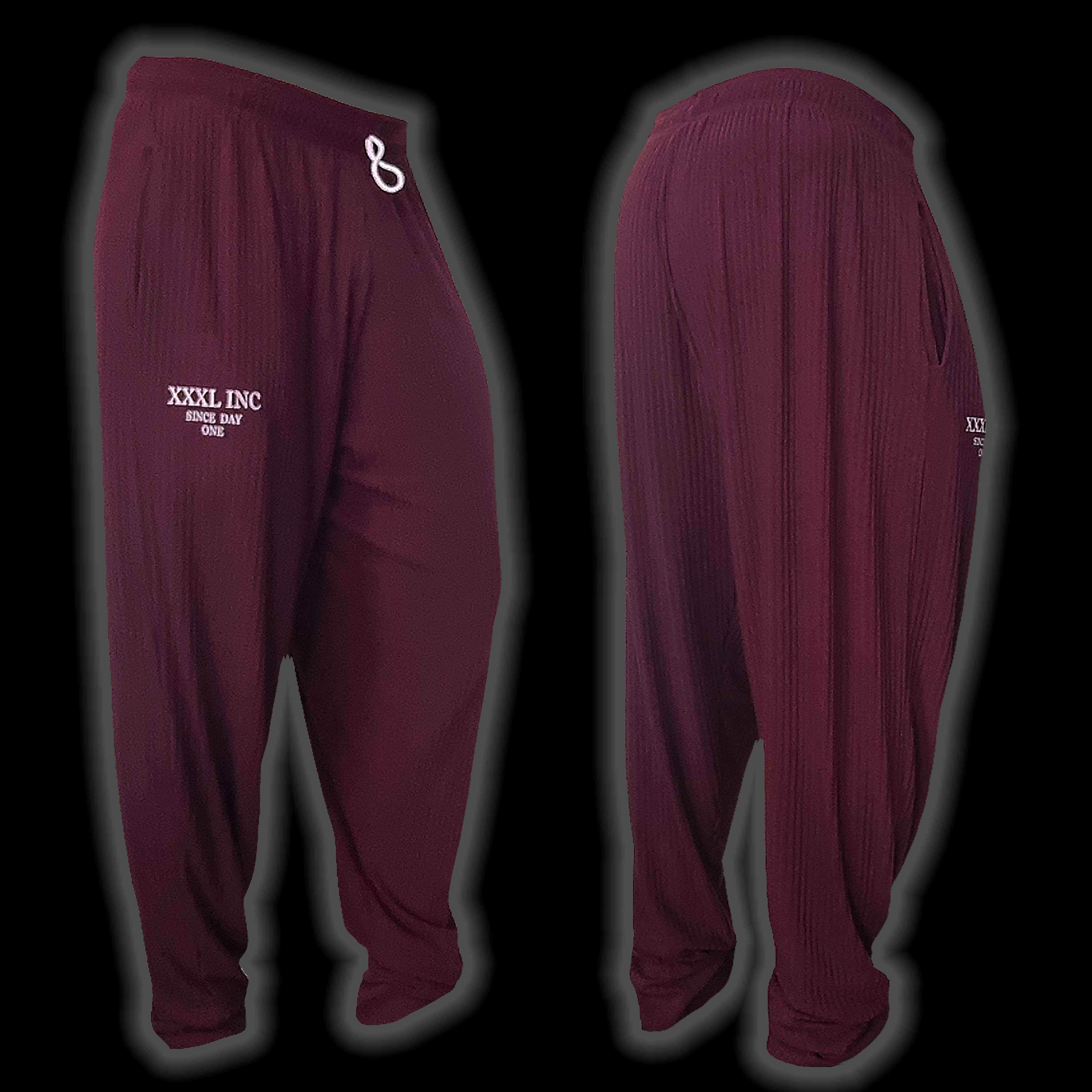 The Original GOAT Gym Baggy Pant - Burgundy