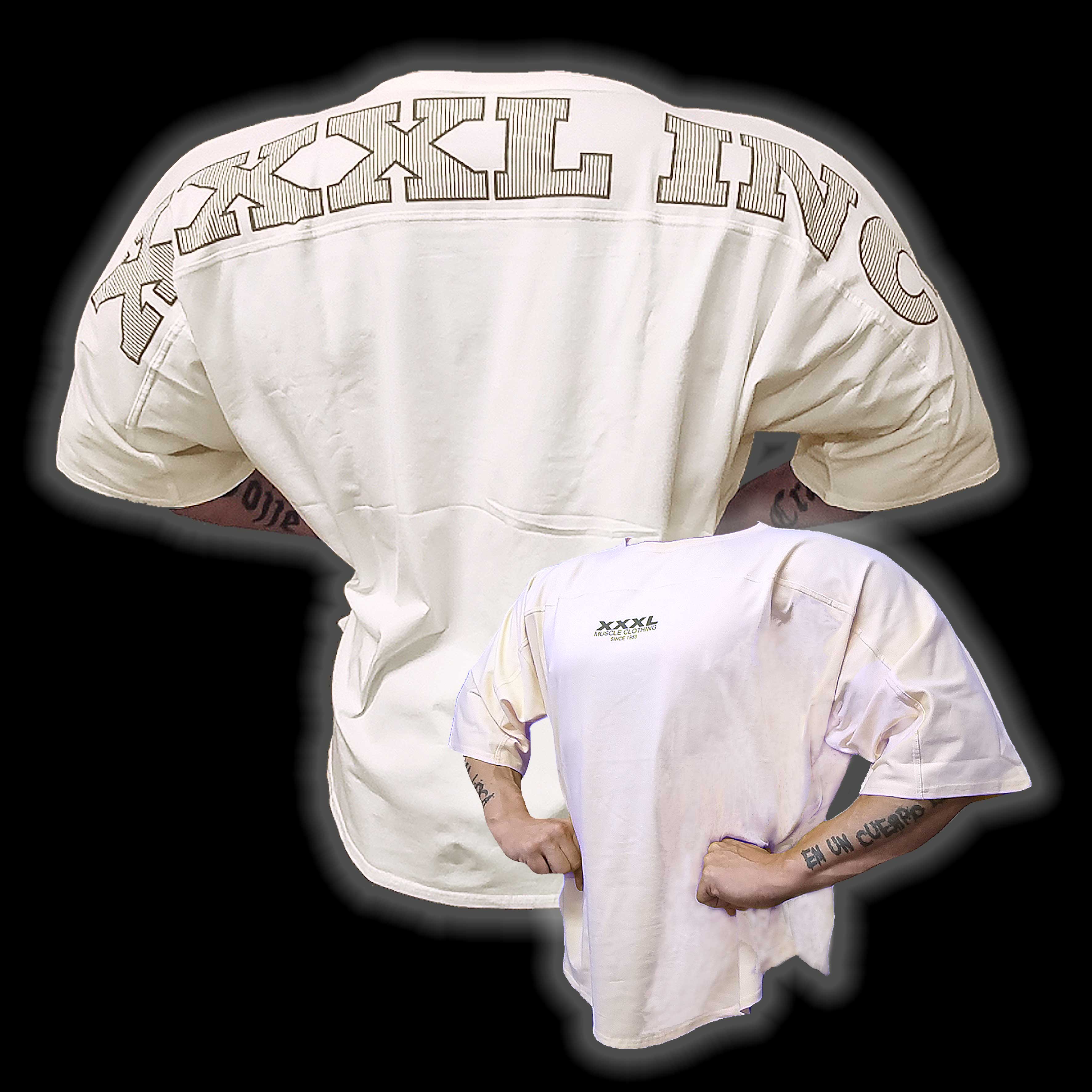 " XXXL Inc" Signature Rag Top - Vintage White