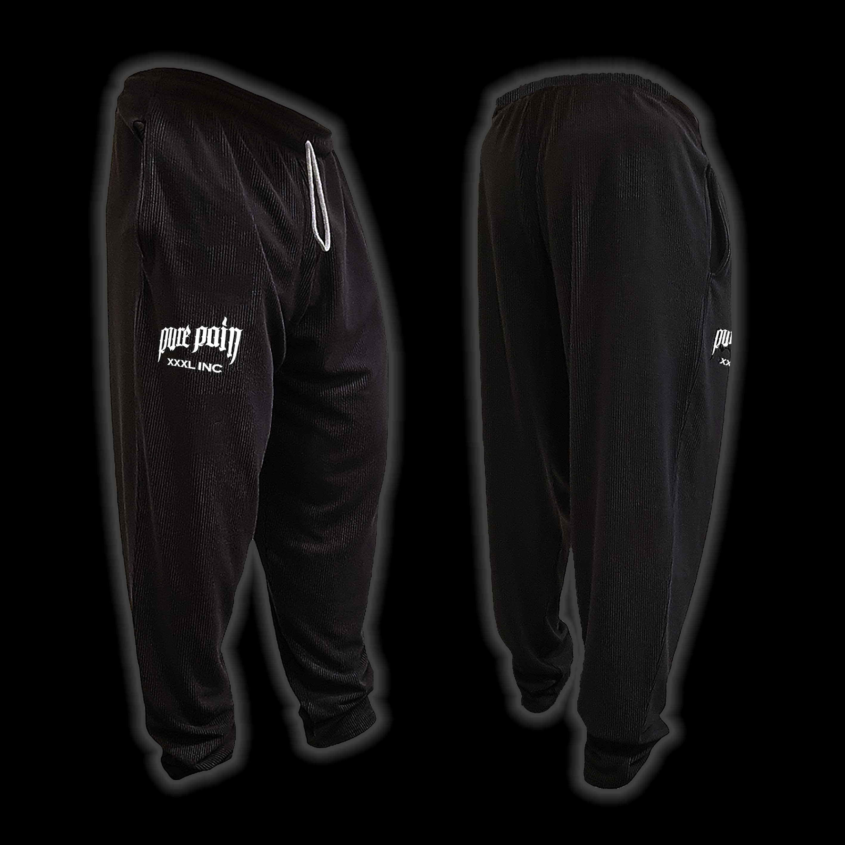 “Pure Pain”  Full Cut Pant - (Thermal) Black