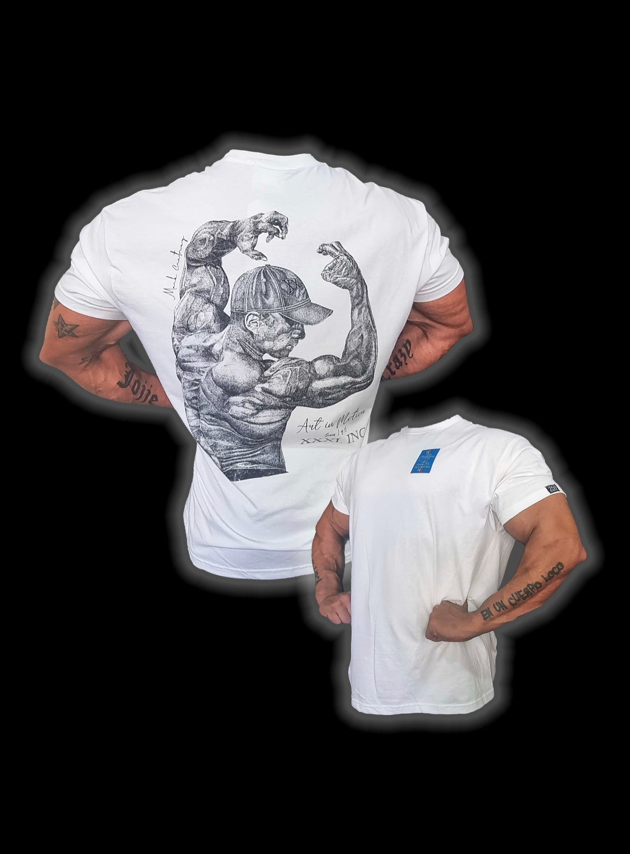 "Art in Motion "Series 1 of 6" 250 Limited Edition T Shirt - White