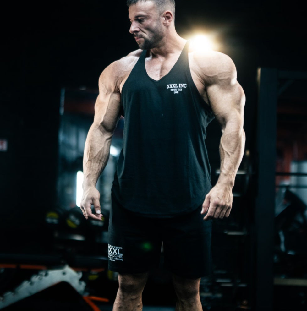 "Classic XXXL" Stretch  Shorts - Black