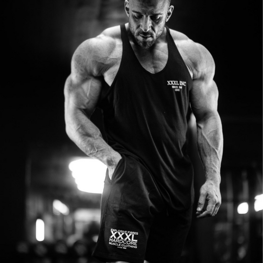 "Classic XXXL" Stretch  Shorts - Black