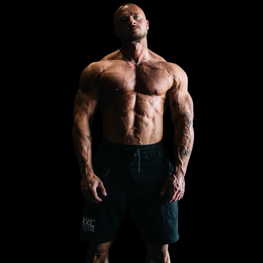 "Classic XXXL" Stretch  Shorts - Black