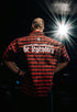 "Be Legendary" Oversized Muscle Shirt -Red/Black Plaid