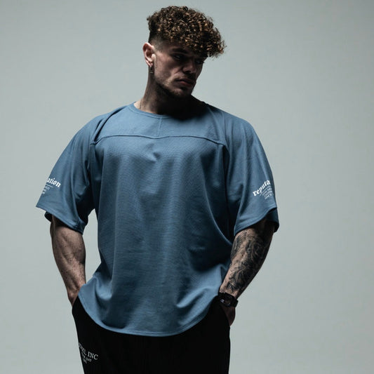 "Reputation" Micro Waffle Ragtop - Polo Blue