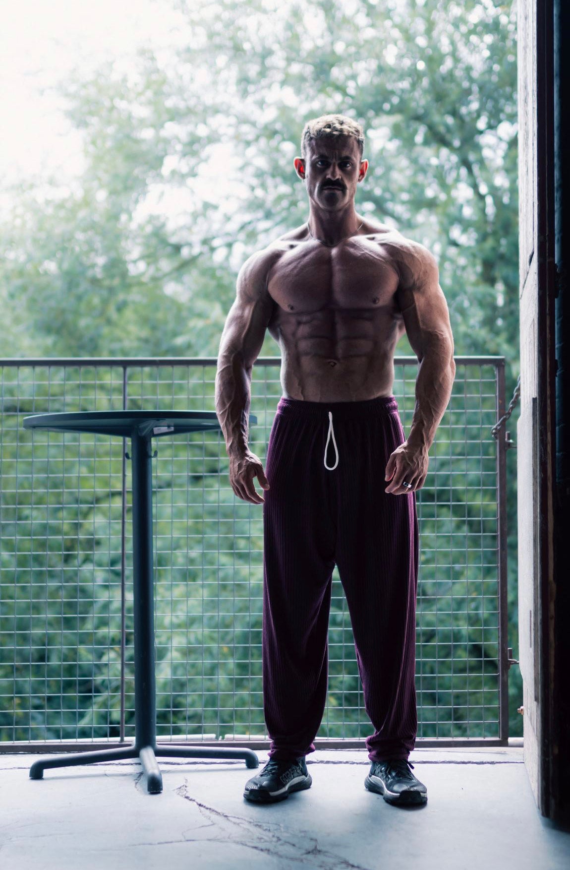 Gym Baggy Pant - Burgundy