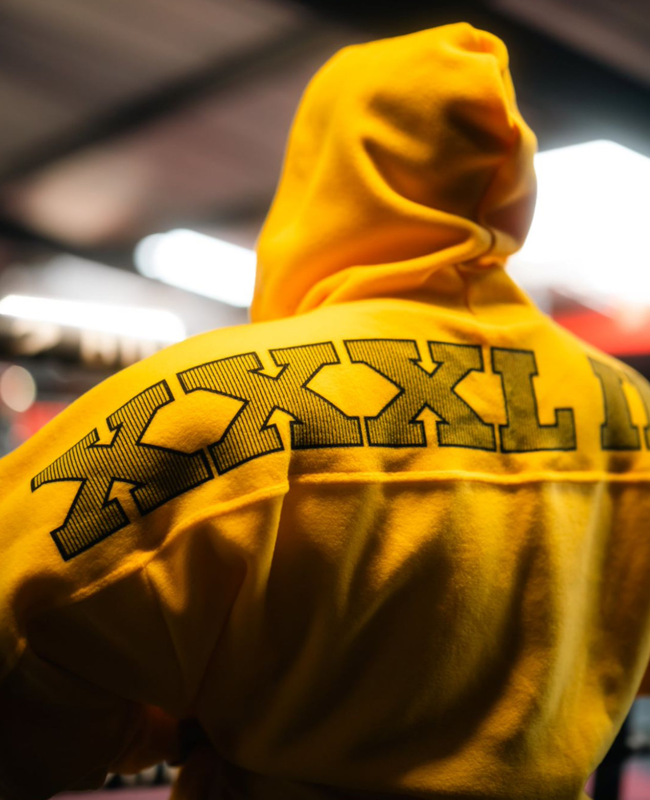 Signature series "XXXL INC" Polar Hoodie - Yellow