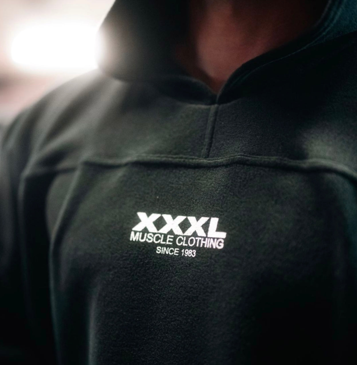 Signature series "XXXL INC" Polar Hoodie - Black