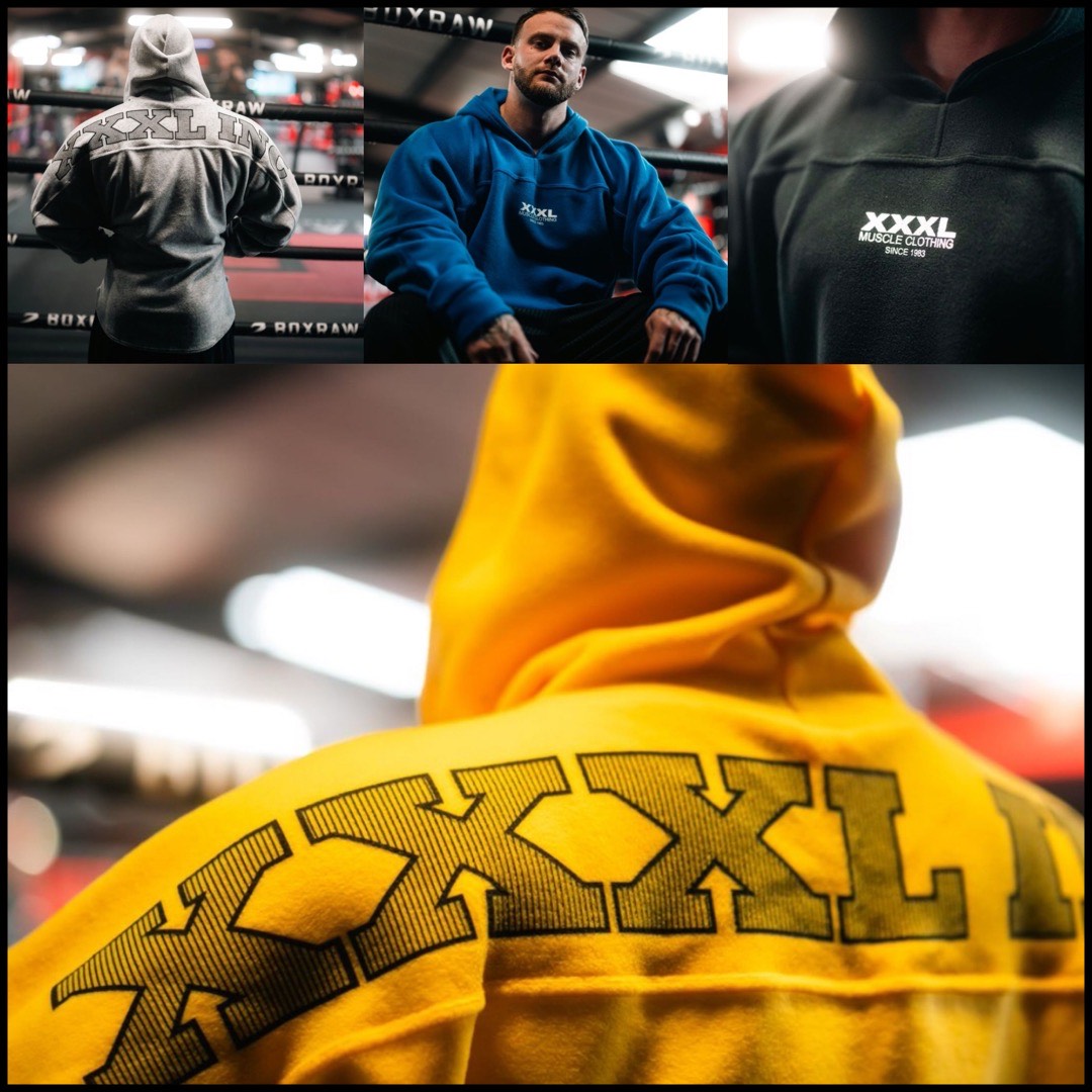 Signature series "XXXL INC" Polar Hoodie - Yellow