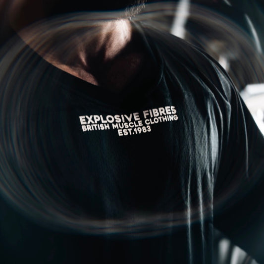 "XXXL INC " Airtex V neck Shirt  - Onyx Black