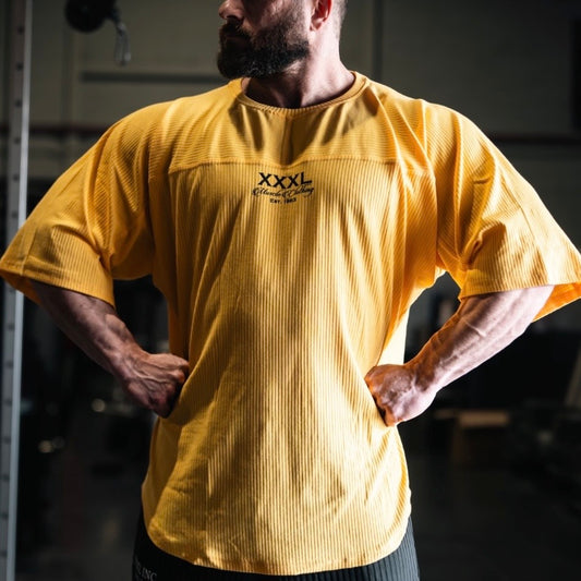 "Victory - Est.1983" Cotton rib Rag Top - Sunglow Yellow