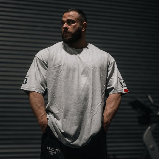 "League of Our Own" Oversized Base T   - Ash Grey