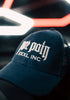 "Pure Pain Embroidered Logo"  Snapback Cap - Navy Blue
