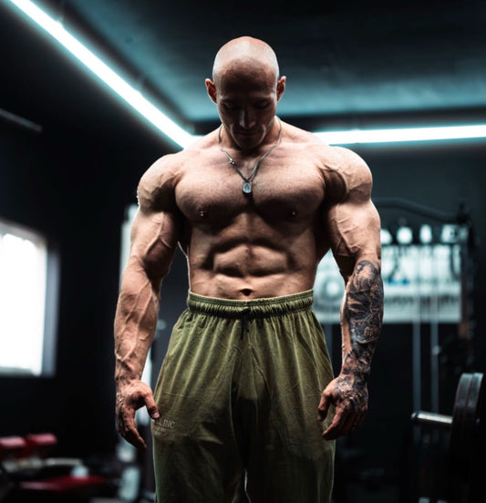 Stone washed Gym Pant - Stonewash Olive