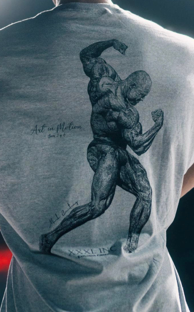 "Art in Motion "Series 3 of 6" 250 Limited Edition T Shirt - Ash Grey