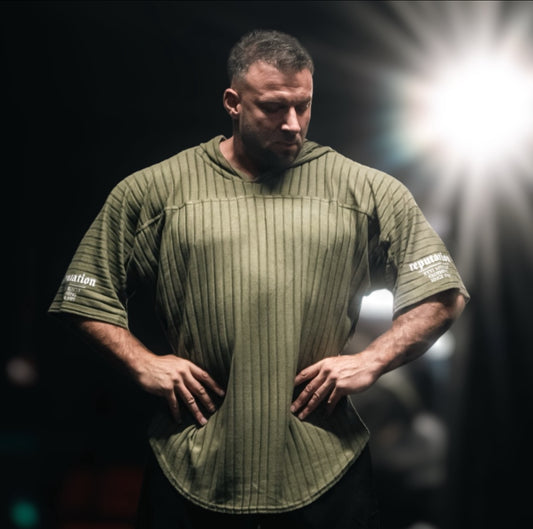 "Reputation" Old School Hooded Ragtop - Moss