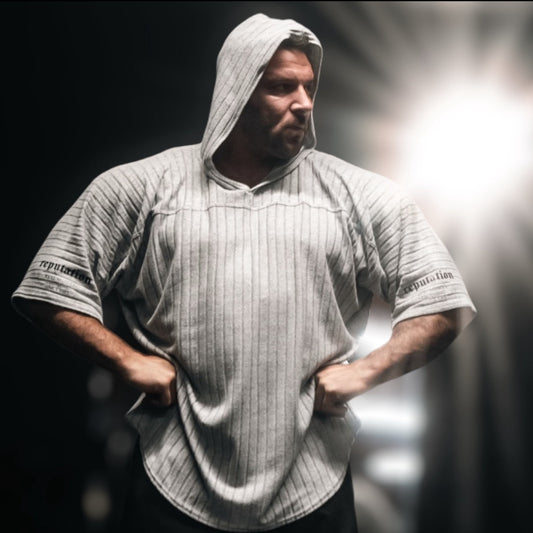 "Reputation" Old School Hooded Ragtop - Sliver