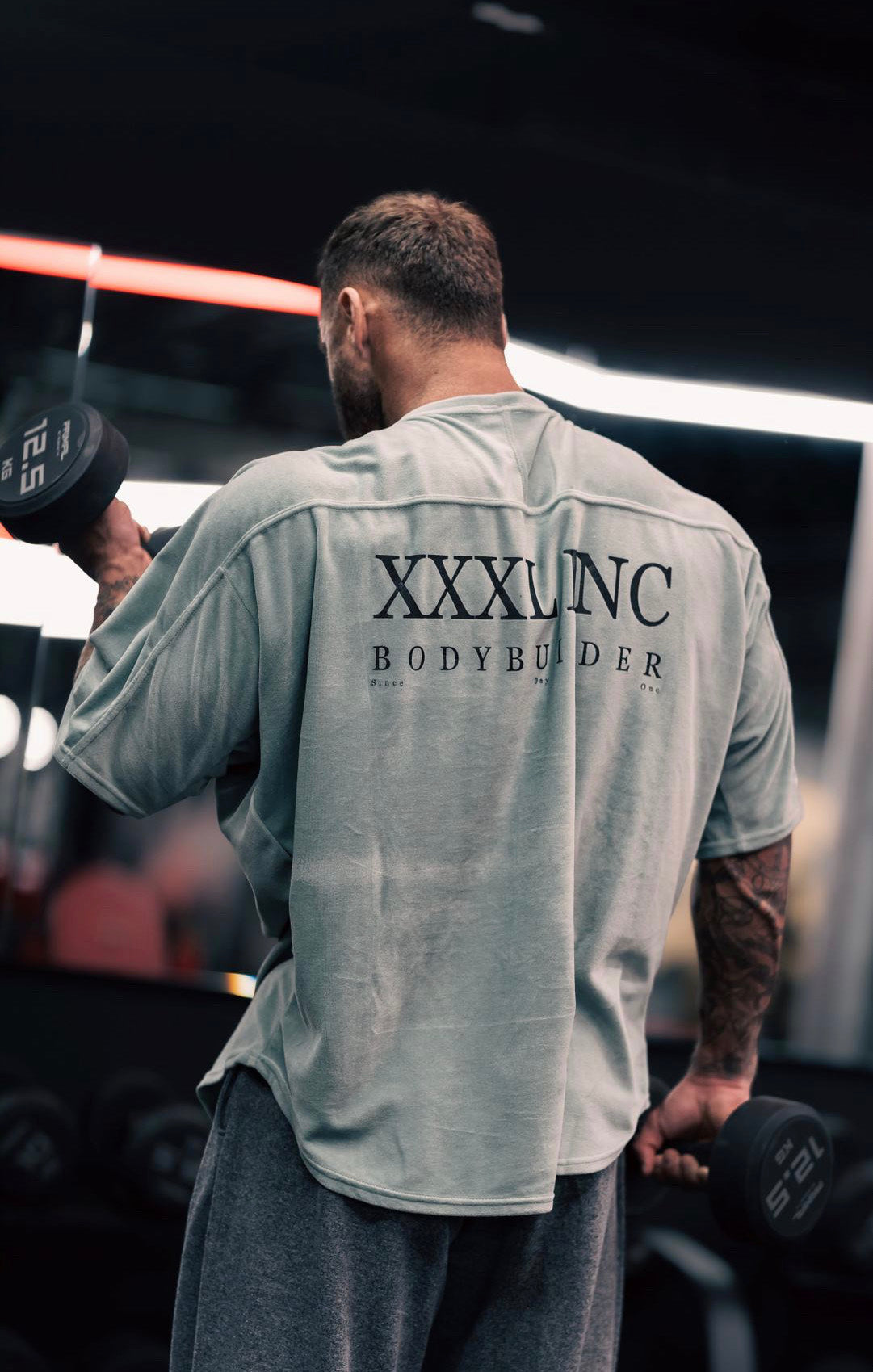 "XXXL Inc Bodybuilder" Ragtop - Dusty Moss