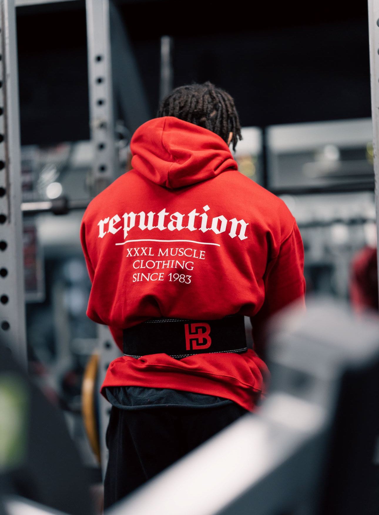 “Reputation" Classic Oversized Head over Hoodie - Red