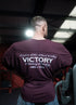 "Victory Anniversary Logo" Training Rag Top - Burgundy