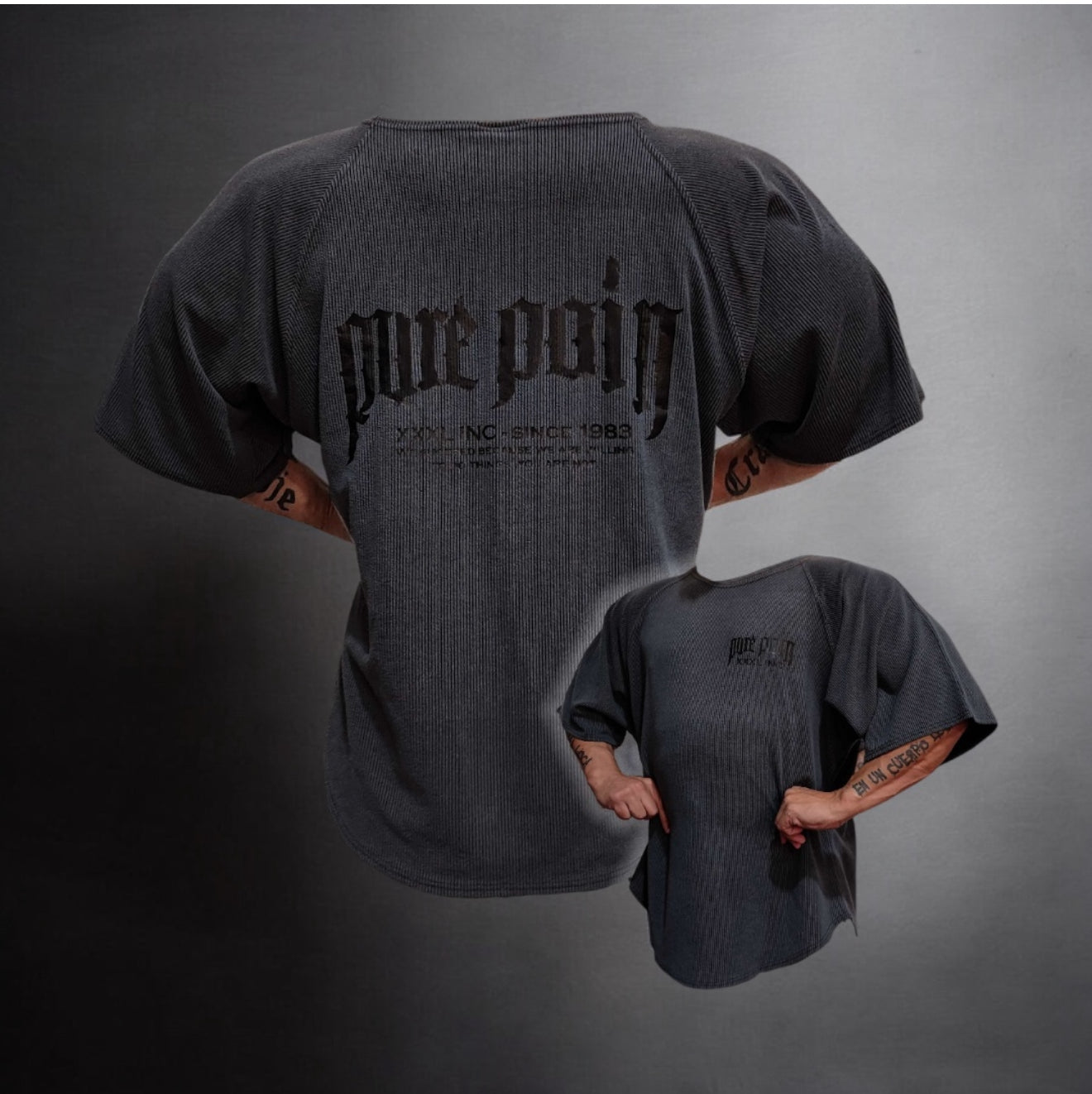“Pure Pain" Old School Ragtop - Charcoal