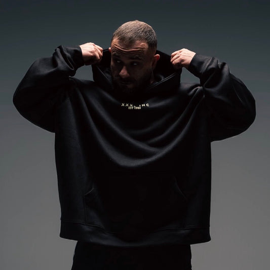 "3D XXXL INC " Monster 450gsm Box Hood - Black
