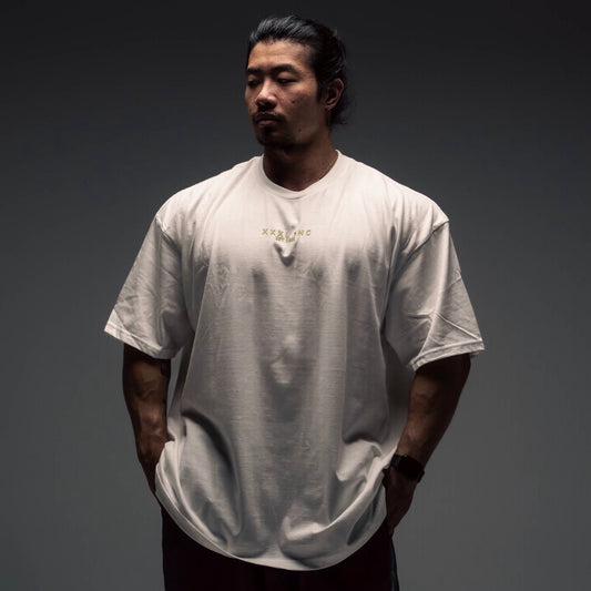 "3D XXXL INC" Over Fit T shirt   - White