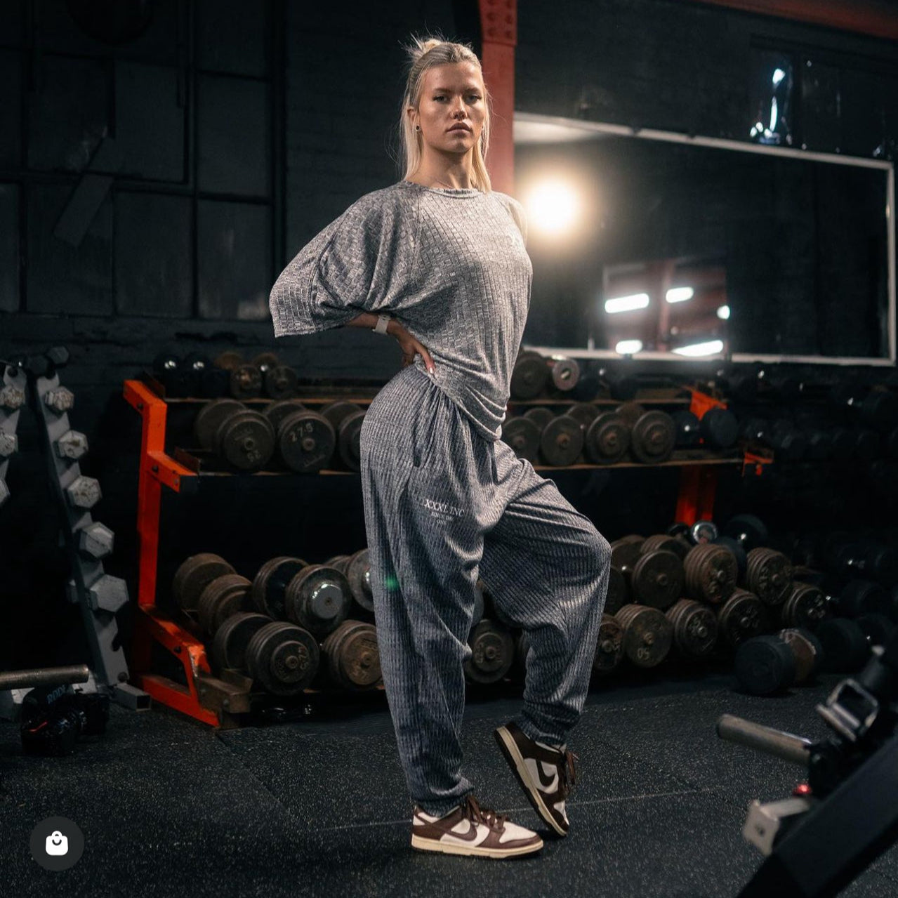 The Original GOAT Gym Baggy Pant - Coal