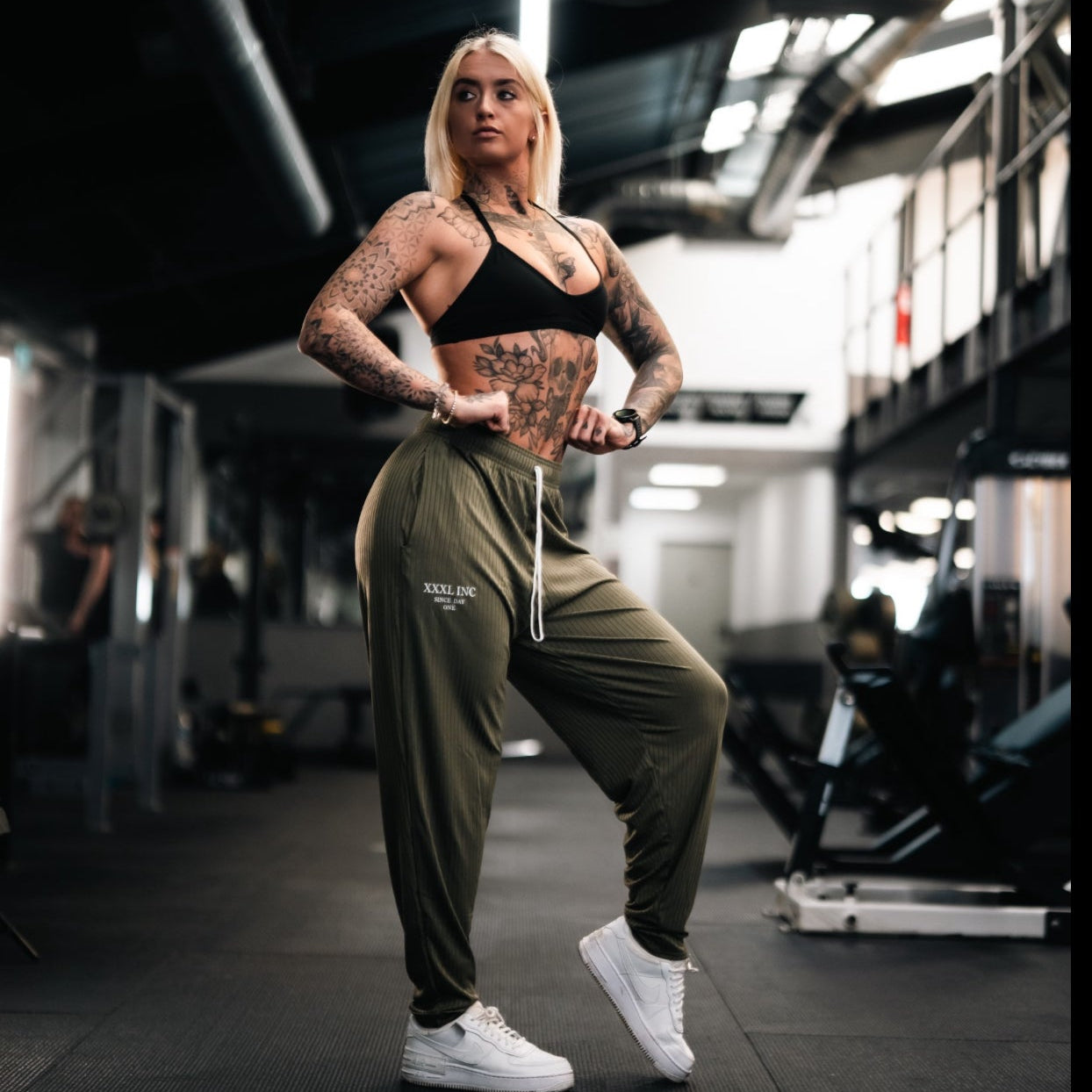 The Original GOAT Gym Baggy Pant - Military Green