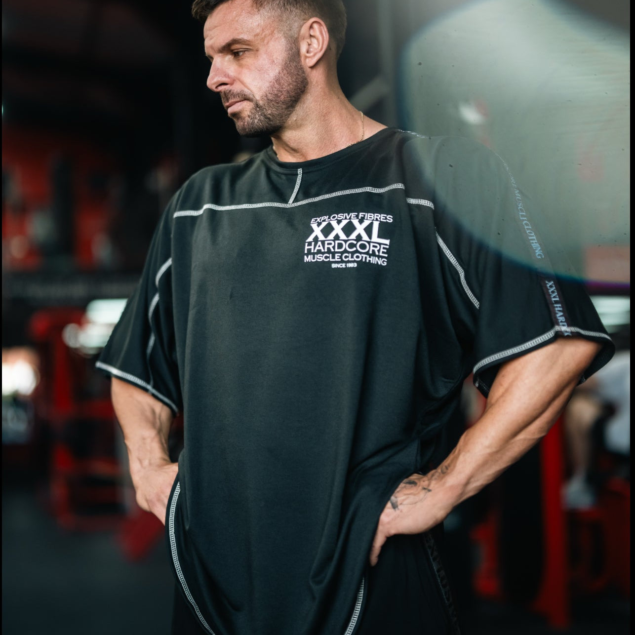 "Classic XXXL" Top Stitched Ragtop - Graphite Black