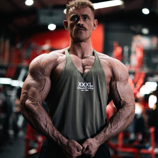 OG Stringer Vest  - Ribbed Military Green