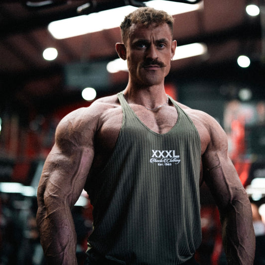 OG Stringer Vest  - Ribbed Military Green