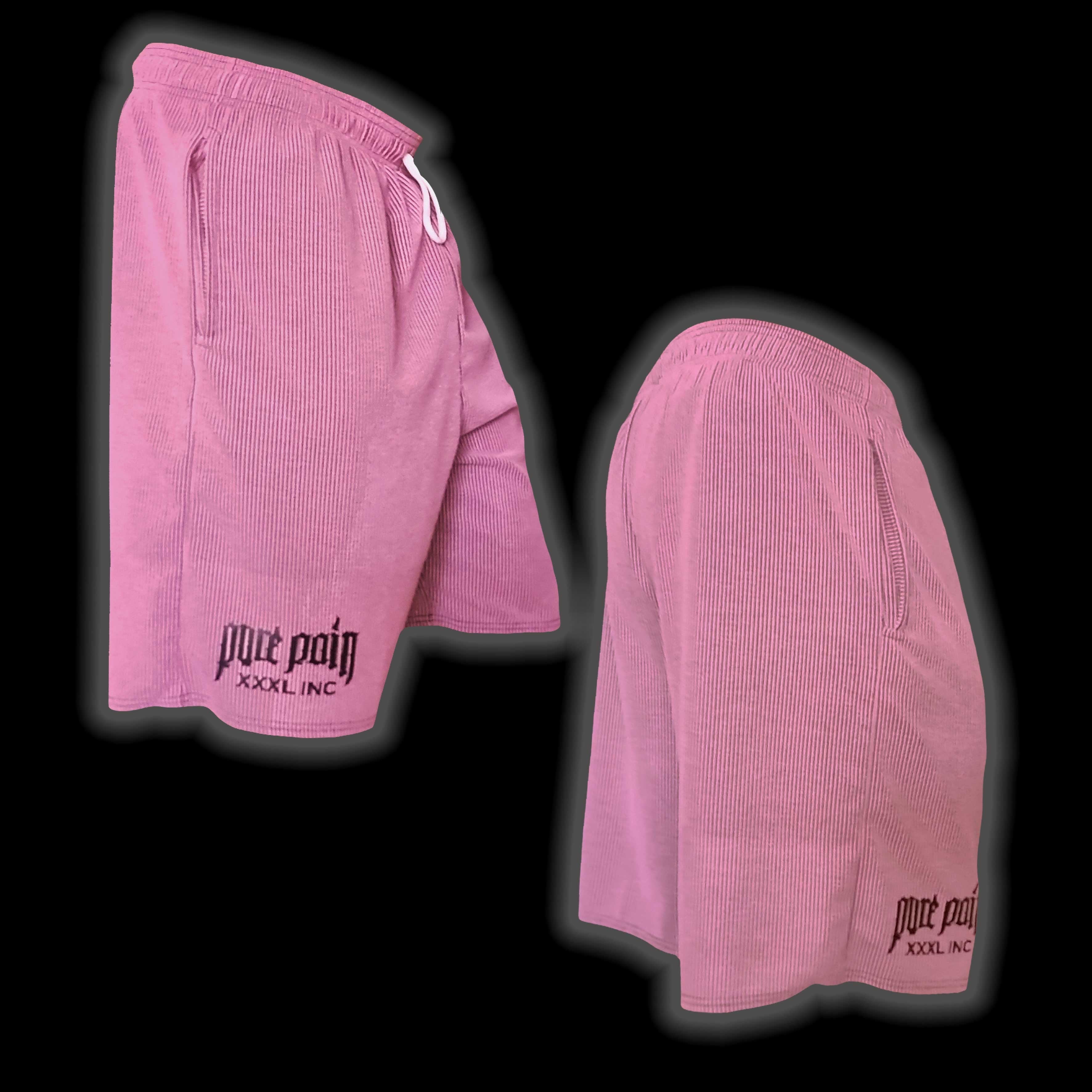 "Pure Pain" Shorts -Neon Pink