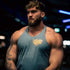 "Scrolled XXXL Inc" Vintage Wash Muscle vest- Washed Teal