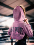 "Pure Pain" Ladies  Bolero Shrug Hood - Neon Pink