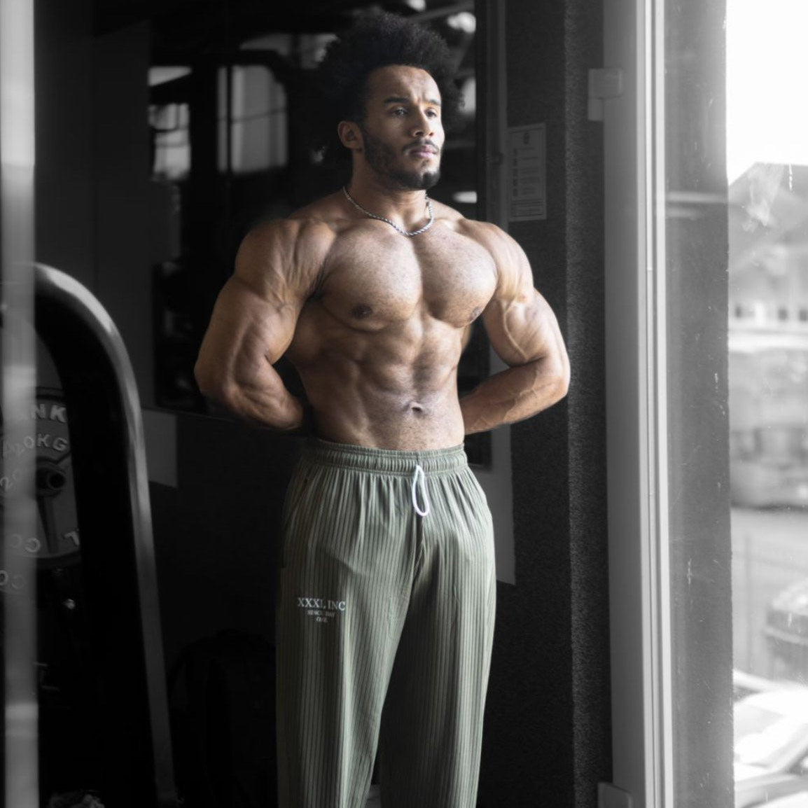 The Original GOAT Gym Baggy Pant - Military Green