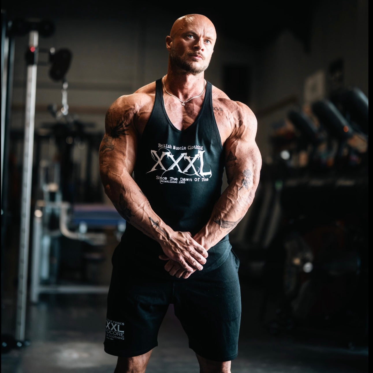"Classic XXXL" Stretch  Shorts - Black