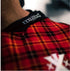 Hooded Muscle Cut T - Red/Yellow Plaid