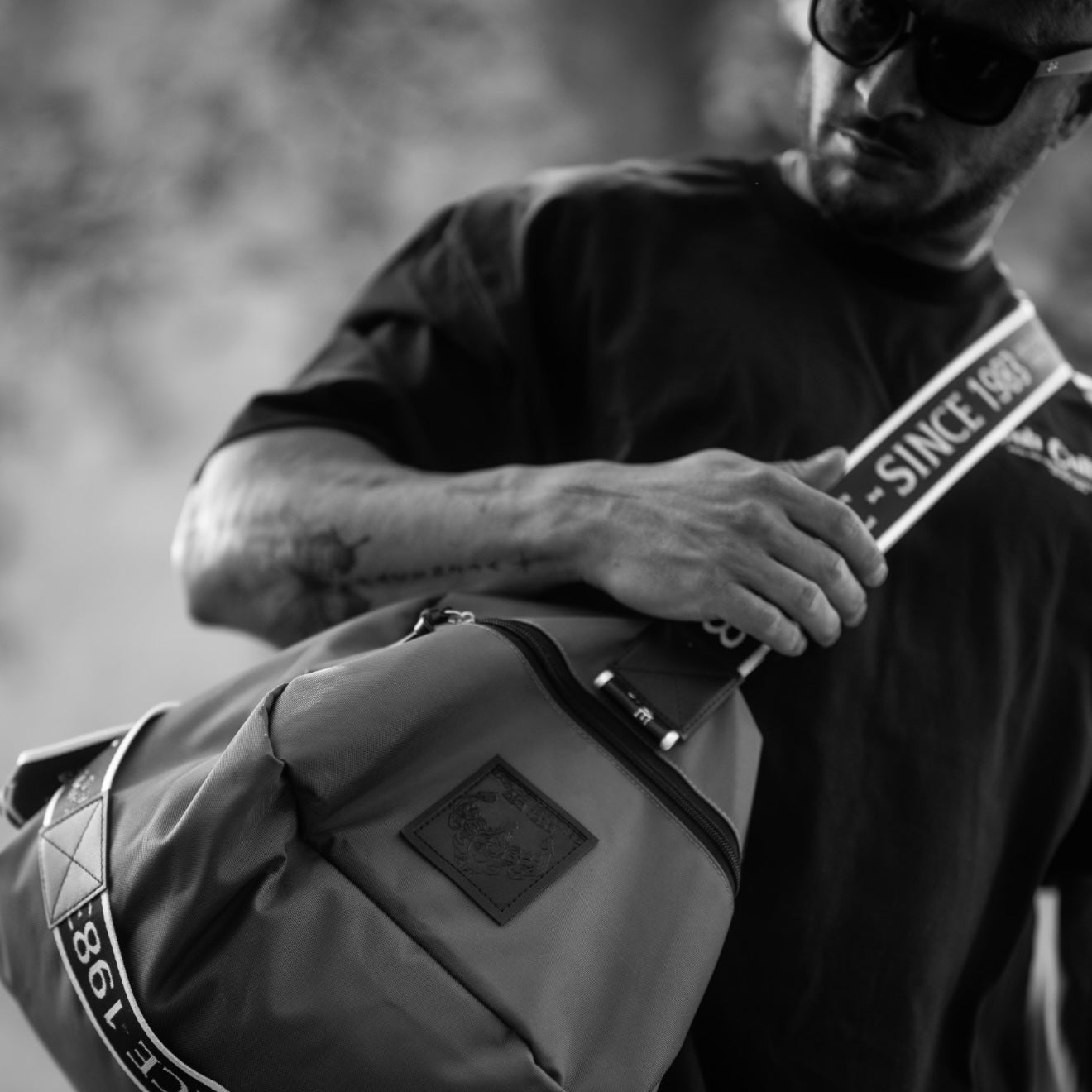 “Series II" Gym Duffle Bag - black