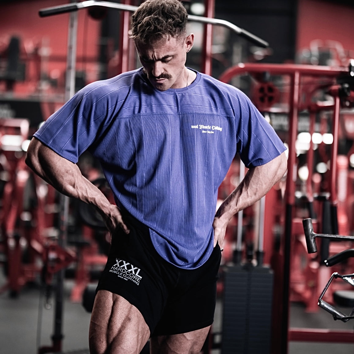 "Gothic Explosive Fibres " Training Rag Top - Purple