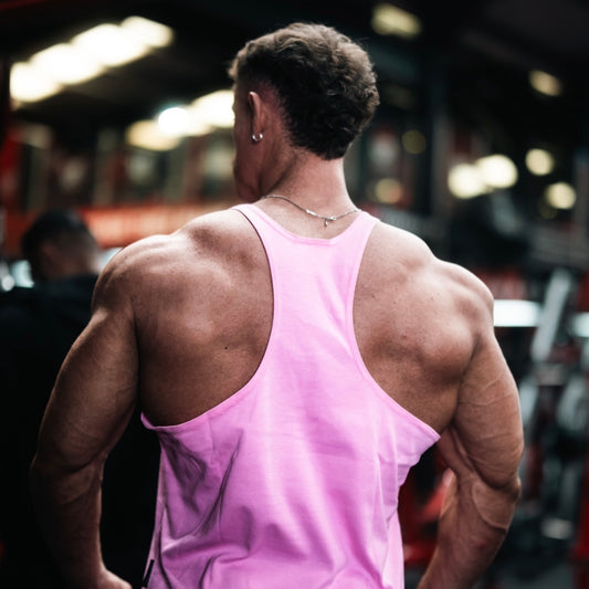 'Since Day One' Classic Muscle vest -Soft Pink