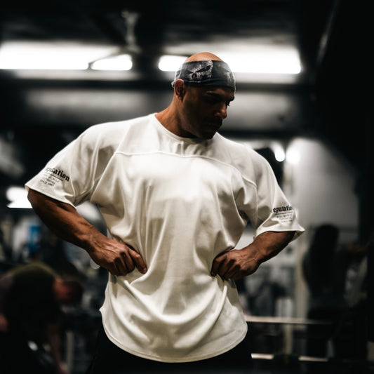 " Reputation " Oversized Rag Top - Ghost White